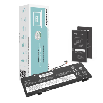 Bateria Movano do notebooka Lenovo IdeaPad 530S-14IKB, 530S-15IKB, L17C4PB0, L17M4PB0 (7.4V-7.6V) (5800 mAh)