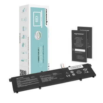 Bateria Movano do notebooka Asus VivoBook Flip 14 X421, TM420, R413, K413FA, M1502I, M1702Q, B31N1911, C31N1911 (11.4V) (3600 mAh)