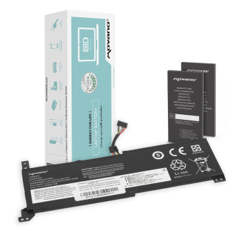 Bateria Movano do notebooka Lenovo V14, V15, V17, IdeaPad 3, G2-ALC, G2-ITL, L20M2PF0, L20C2PF0, L20L2PF0 (7.7V) (4650 mAh)