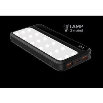 Powerbank Rebeltec P10 LCDPD LAMP (10 000mAh 22,5W) z latarką LED