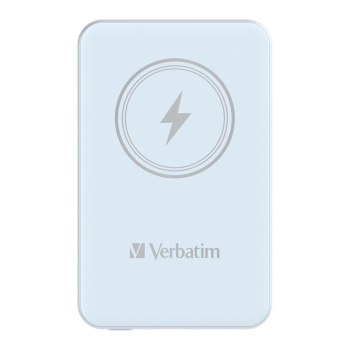 Powerbank Verbatim Charge 'n' Go Magnetic Wireless 5000mAh USB-C PD 3.0 Blue