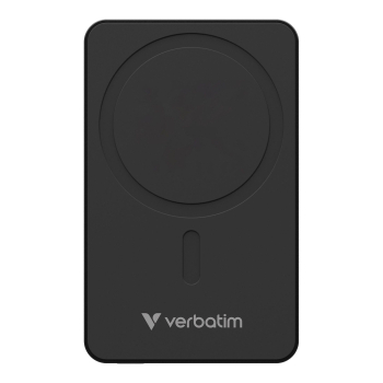 Powerbank Verbatim Charge 'n' Go Essentials Magnetic Wireless 5000mAh USB-C PD 3.0 Black