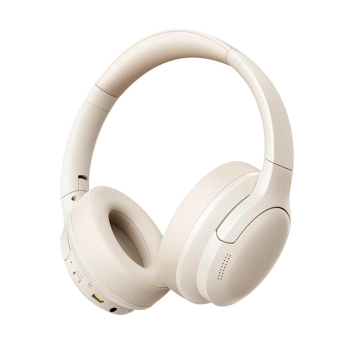 Słuchawki z mikrofonem Baseus Bass BH1 Lite A0203C02 Bluetooth 6.0 beżowe