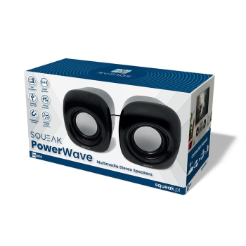 Głośniki komputerowe SQUEAK PowerWave SQ1003 stereofoniczne