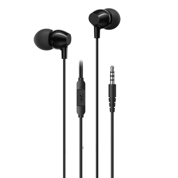 Słuchawki z mikrofonem Usams EP-47 stereo Jack 3,5mm czarne