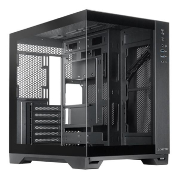 Obudowa Chieftec VISIO Fanless GM-30B-TG-FL-OP ATX z oknem bez zasilacza czarna