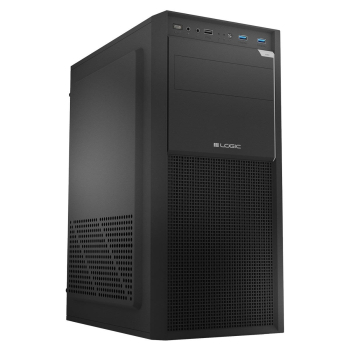 Obudowa LOGIC J23 PRO ATX/mATX Midi USB-C / USB 3.0 Black bez zasilacza