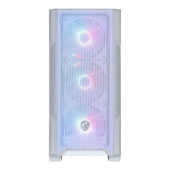 Obudowa MSI MAG FORGE M100R WHITE mATX z oknem, bez zasilacza