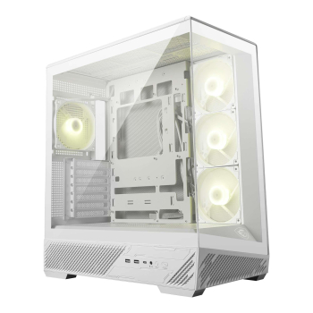 Obudowa MSI MAG PANO 130R PZ WHITE ATX Midi z oknem, bez zasilacza