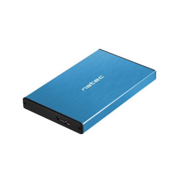 Obudowa na dysk HDD/SSD Natec RHINO Go USB 3.0 2,5" SATA niebieska