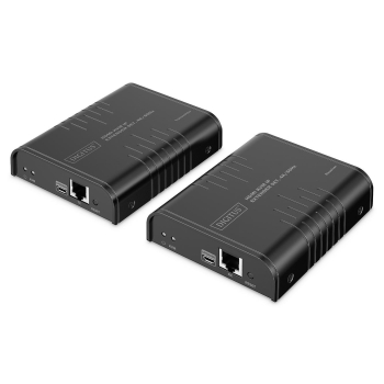 Przedłużacz/Extender DIGITUS KVM HDMI+USB 2.0 do 120m/200m po kat.6 z 4K/60Hz, max. 253 odbiorniki, (zestaw)