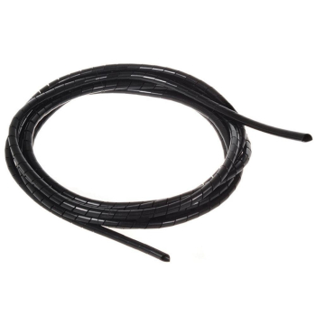 Osłona maskująca na kable Maclean MCTV-684 B (5*6mm) 3m czarna spirala