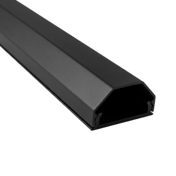 Listwa maskująca do kabli aluminiowa Maclean MCTV-897 B 33x18x750mm, czarna