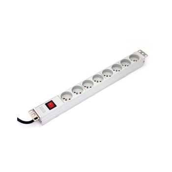 Listwa zasilająca DIGITUS 19", 1U, 8 gniazd, 16A, 1,8m