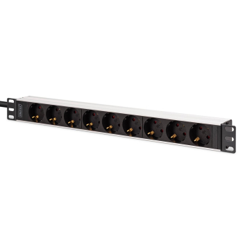 Listwa zasilająca DIGITUS PDU Rack 19", 9 gniazd Schuko
