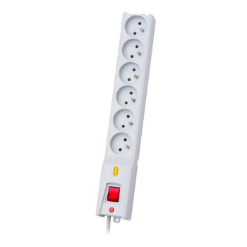 Listwa zasilająca Lestar LX 610 1,5m szara