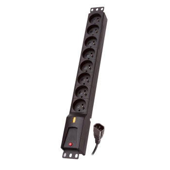 Listwa zasilająca Lestar LZRM  810  BW  G-A K.:CZ  3,0M IEC320