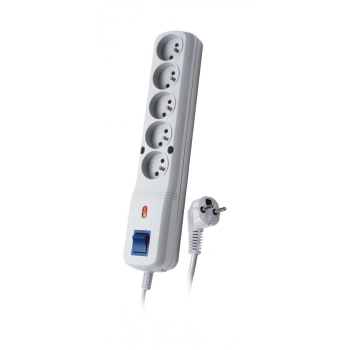 Listwa zasilająca Lestar LF-530WA 5+ 5m szara