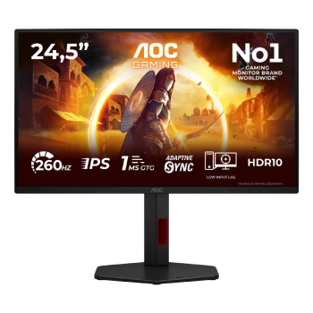Monitor AOC 24,5" 25G4ZR Fast IPS FHD 240Hz 2xHDMI DP