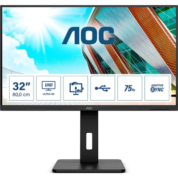 Monitor AOC 31,5" U32P2 2xHDMI DP 4xUSB 3.1 głośniki