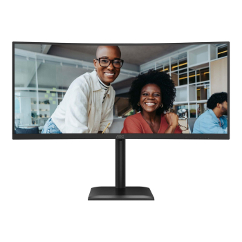 Monitor AOC 34" CU34E4CV VA WQHD 120Hz 2xHDMI DP HUB RJ45 głośniki