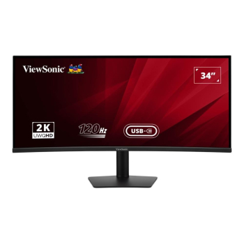 Monitor ViewSonic 34” VA3420C Curved Monitor IPS UWQHD 120Hz 2xHDMI DP HUB głośniki