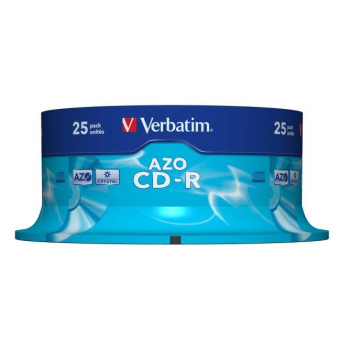 Płyty CD-R Verbatim 700MB AZO (Cake 25)