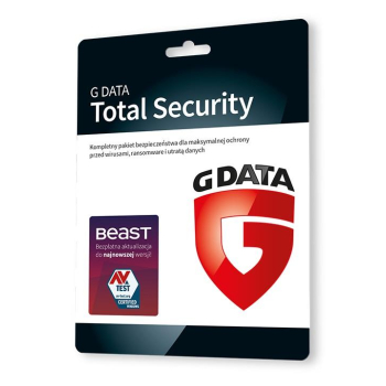Oprogramowanie G DATA Total Security Multidevice 3PC 1rok karta-klucz