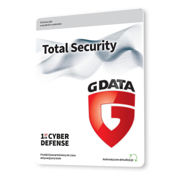 Oprogramowanie G DATA Total Security Multidevice1PC 2lata karta-klucz