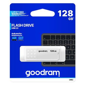 Pendrive GOODRAM UME2 128GB USB 2.0 White