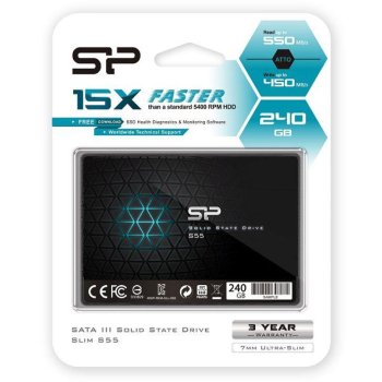 Dysk SSD Silicon Power S55 240GB 2.5" SATA3 (460/450 MB/s) 7mm