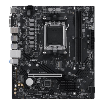 Płyta MSI PRO A620AM-B EVO /AMD A620/DDR5/SATA3/M.2/USB3.0/PCIe4.0/AM5/mATX