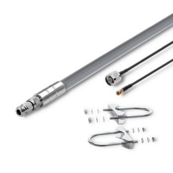 Zestaw antena LoRa Qoltec 5.8 dBi + kabel zasilający
