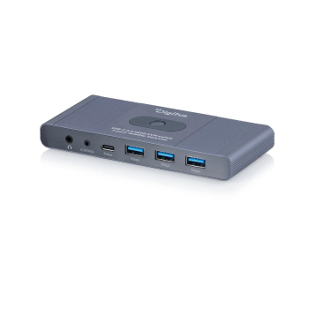 Przełącznik/Switch KVM DIGITUS HDMI 2x1 UHD 4K@60Hz 3x USB-A 3.1 Gen1 1x USB-C USB 3.1 Gen1