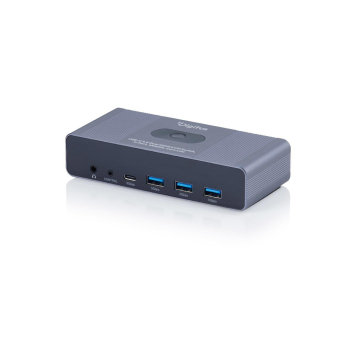 Przełącznik/Switch KVM DIGITUS HDMI 2x2 UHD 4K@60Hz 3x USB-A 3.1 Gen1 1x USB-C USB 3.1 Gen1
