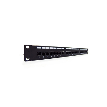 Patch panel DIGITUS 19" 24x RJ45 UTP kat. 6 1U z tacką