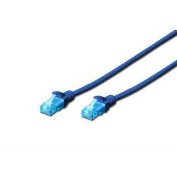Patchcord DIGITUS UTP kat. 5e 2m PVC niebieski