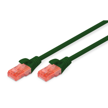 Patchcord DIGITUS UTP kat. 6 1m PVC zielony