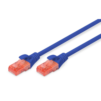 Patchcord DIGITUS UTP kat. 6 3m PVC niebieski