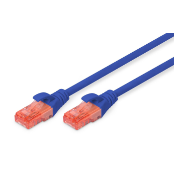 Patchcord DIGITUS UTP kat. 6 5m PVC niebieski
