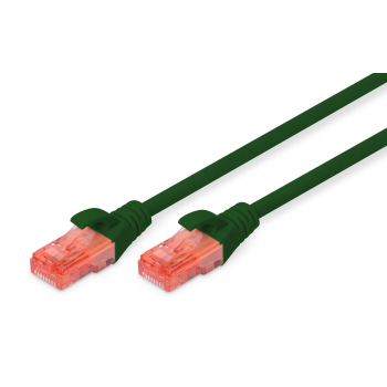 Patchcord DIGITUS UTP kat. 6 5m PVC zielony