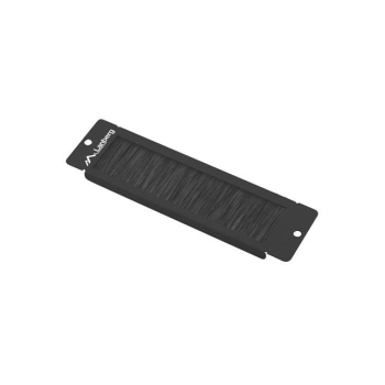 Panel szczotkowy Lanberg AK-1104-B do szafy 10" montowany w przepustach kablowych czarny