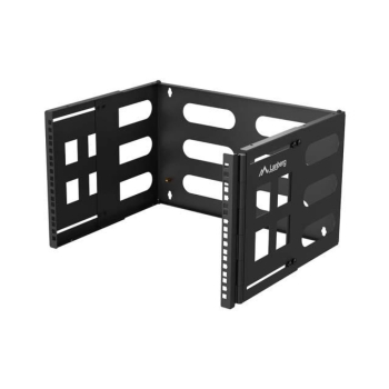 Uchwyt ścienny rack Lanberg 19" 6U 497x400/240 czarny