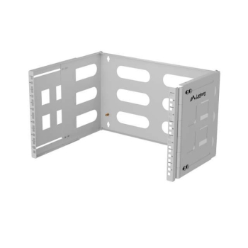 Uchwyt ścienny rack Lanberg 19" 6U 497x400/240 szary