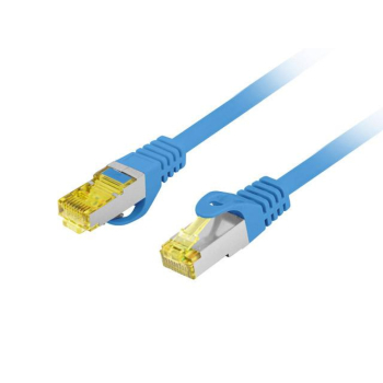 Patchcord Lanberg FTP kat.6A 0,5m LSZH CU fluke passed niebieski