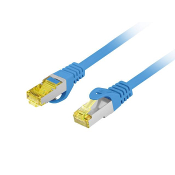 Patchcord Lanberg FTP kat.6A 1m LSZH CU fluke passed niebieski