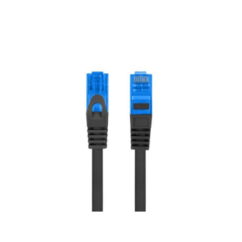 Patchcord Lanberg S/FTP kat.6A 1m LSZH CCA fluke passed czarny