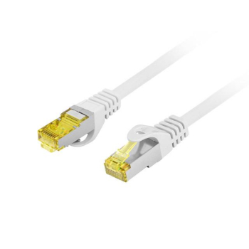 Patchcord Lanberg S/FTP kat.6A 1m LSZH CU fluke passed szary