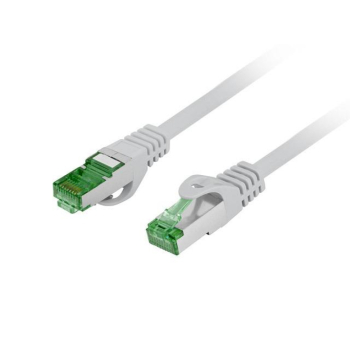 Patchcord Lanberg S/FTP kat.7 0,5m LSZH CU fluke passed szary