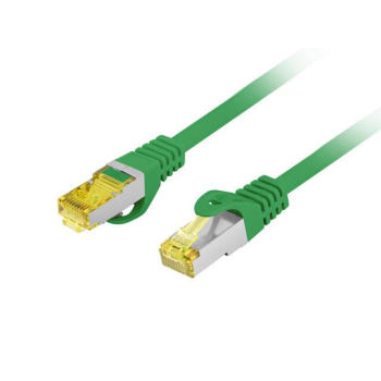 Patchcord Lanberg S/FTP kat.6A 20m LSZH CU fluke passed zielony